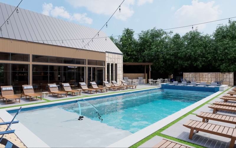 Relax and unwind poolside