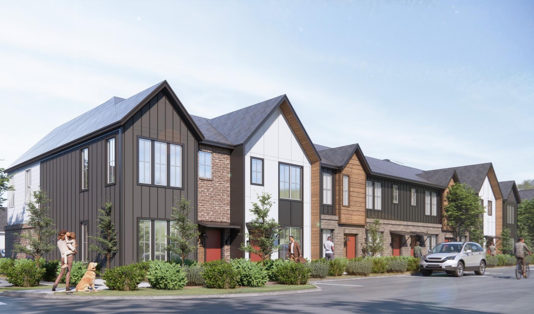 a row of houses