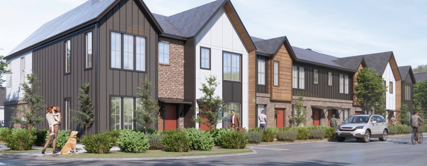 a row of houses